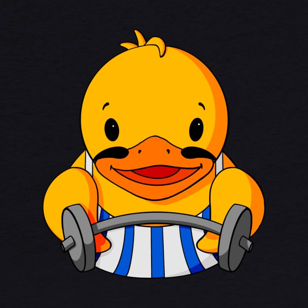 Strongman Rubber Duck by Alisha Ober Designs